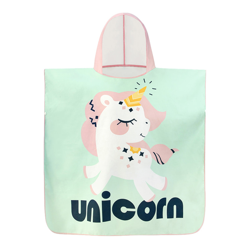 Custom typis Kids Hooded Beach Linteum
